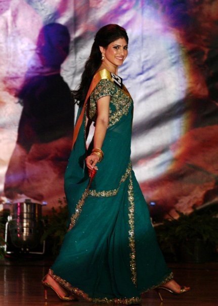 Taken during the sari segment at the Miss India USA pageant