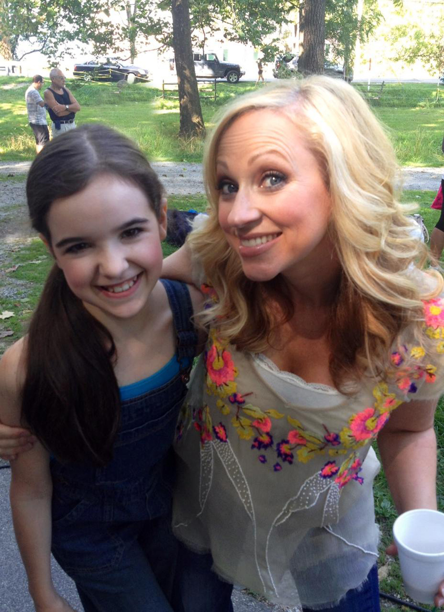 Leigh-Ally Baker and Me on the set of Little Savages movie!