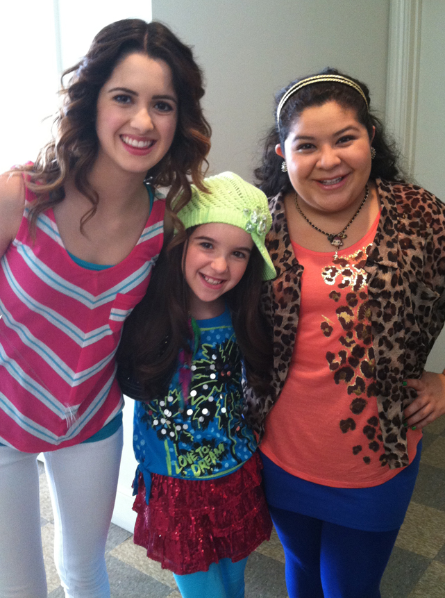 Laura, Aubrey and Raini on Austin and Ally, Disney!