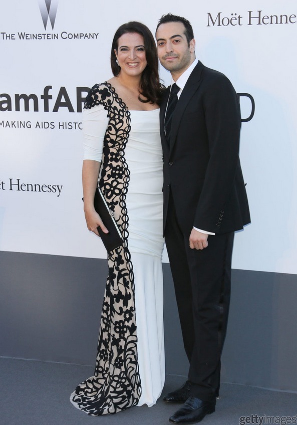 CAP D'ANTIBES, FRANCE - MAY 23: Mohammed Al Turki and Rana Al Turki arrive at amfAR's 20th Annual Cinema Against AIDS at Hotel du Cap-Eden-Roc on May 23, 2013 in Cap d'Antibes, France.