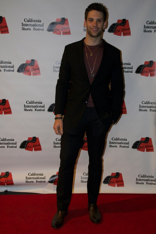 Kyle Valle at the California International Shorts Festival for his films '#LOVE' and 'MIRAGE'.