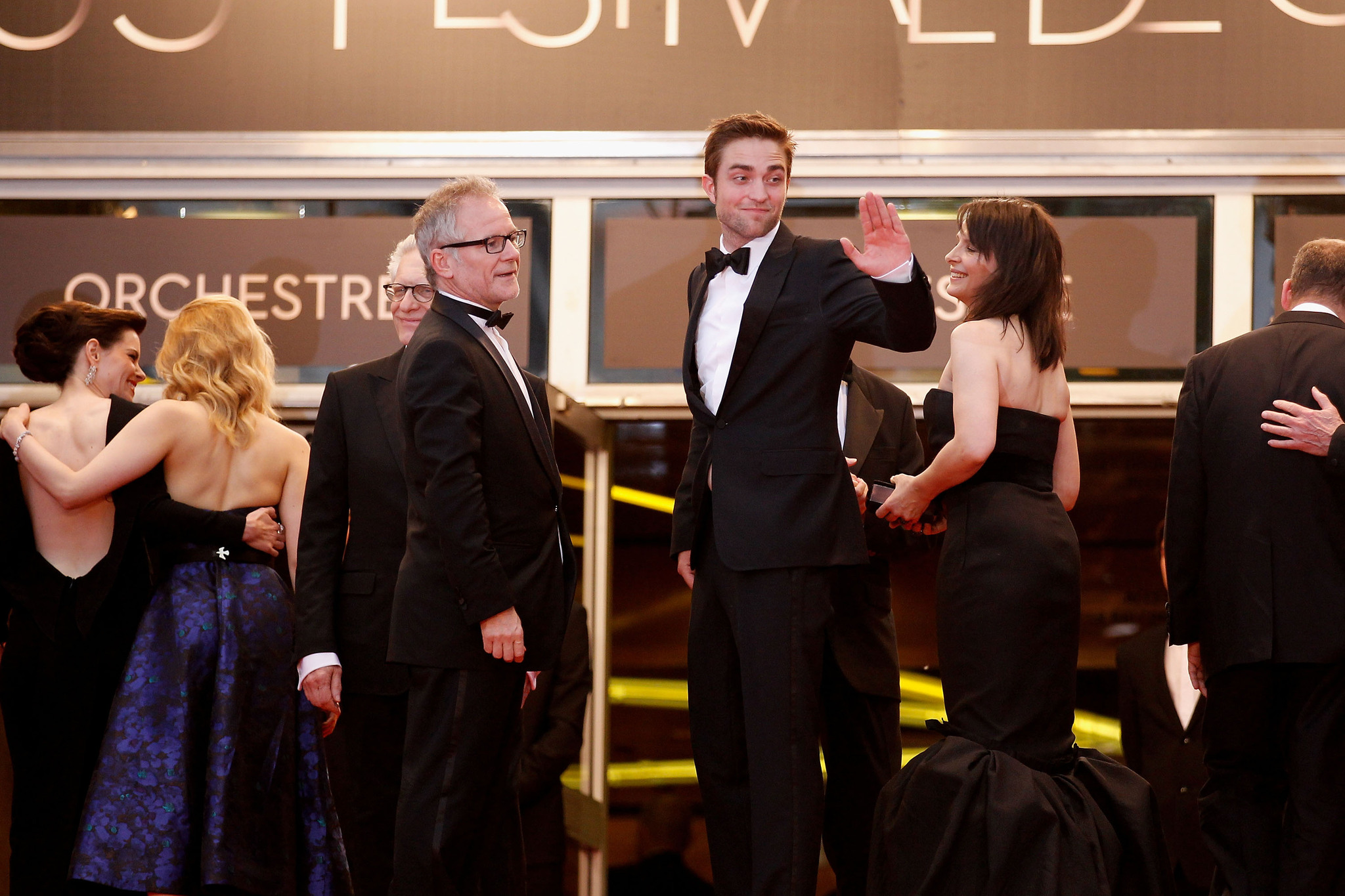 Juliette Binoche, Thierry Frémaux and Robert Pattinson at event of Kosmopolis (2012)