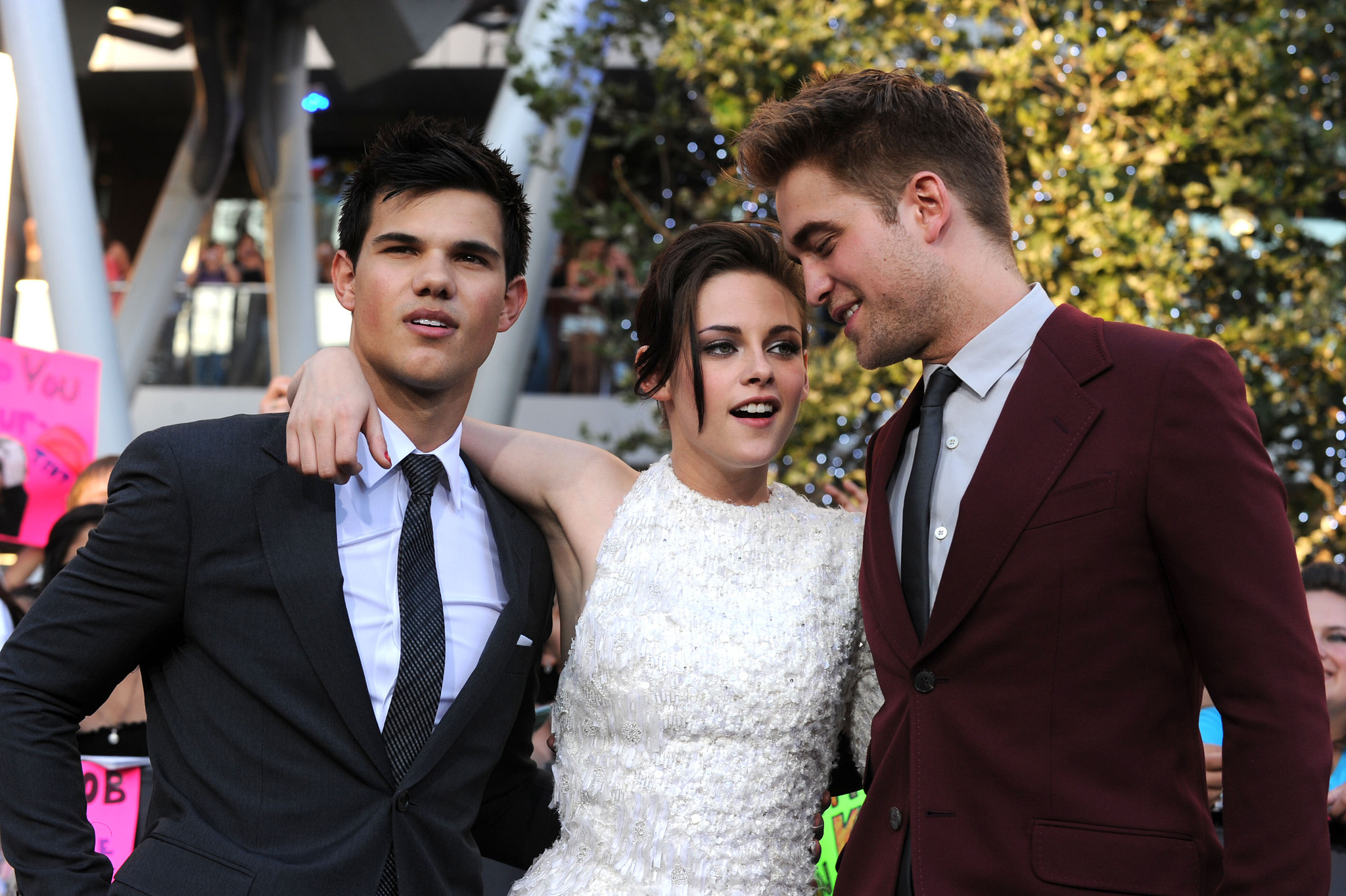 Kristen Stewart, Taylor Lautner and Robert Pattinson at event of The Twilight Saga: Eclipse (2010)