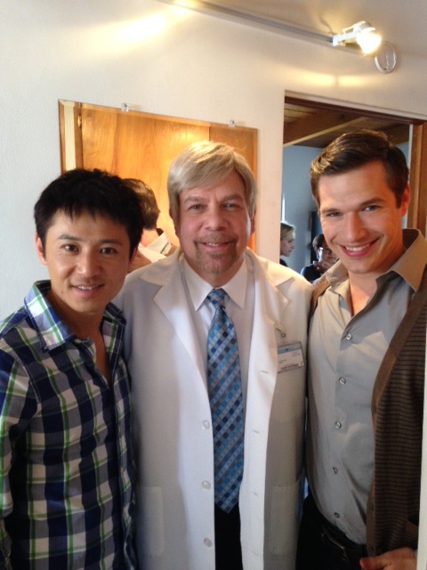 with Barney Cheng and Michael Adam Hamilton in BABY STEPS