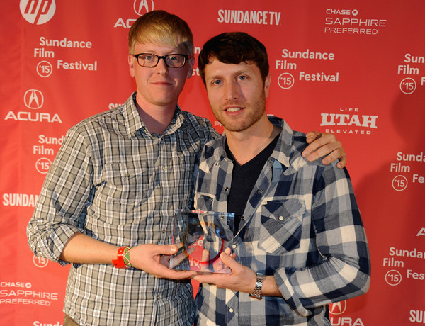 Cinematographer Matt Porwoll (L) and director Matthew Heineman of 