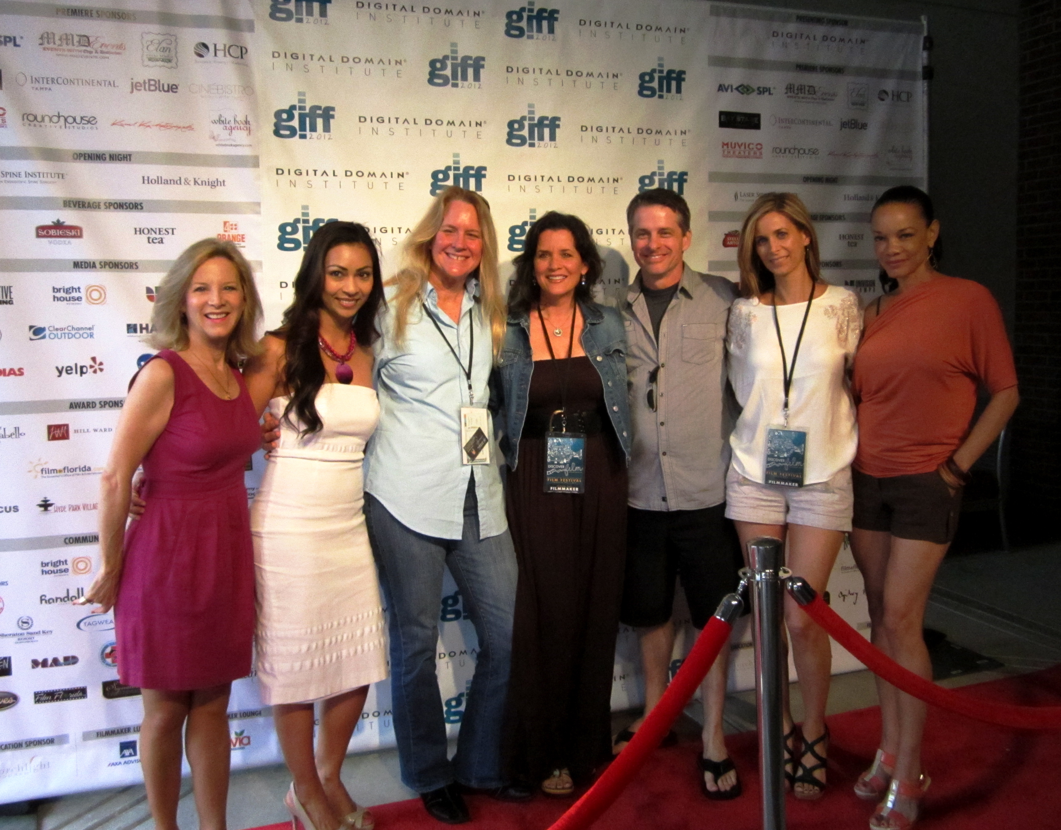 Director Victoria Jorgensen and cast of The Evening Room at Gasparilla International Film Festival