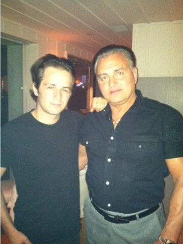 With Michael Angarano ( Empire State )