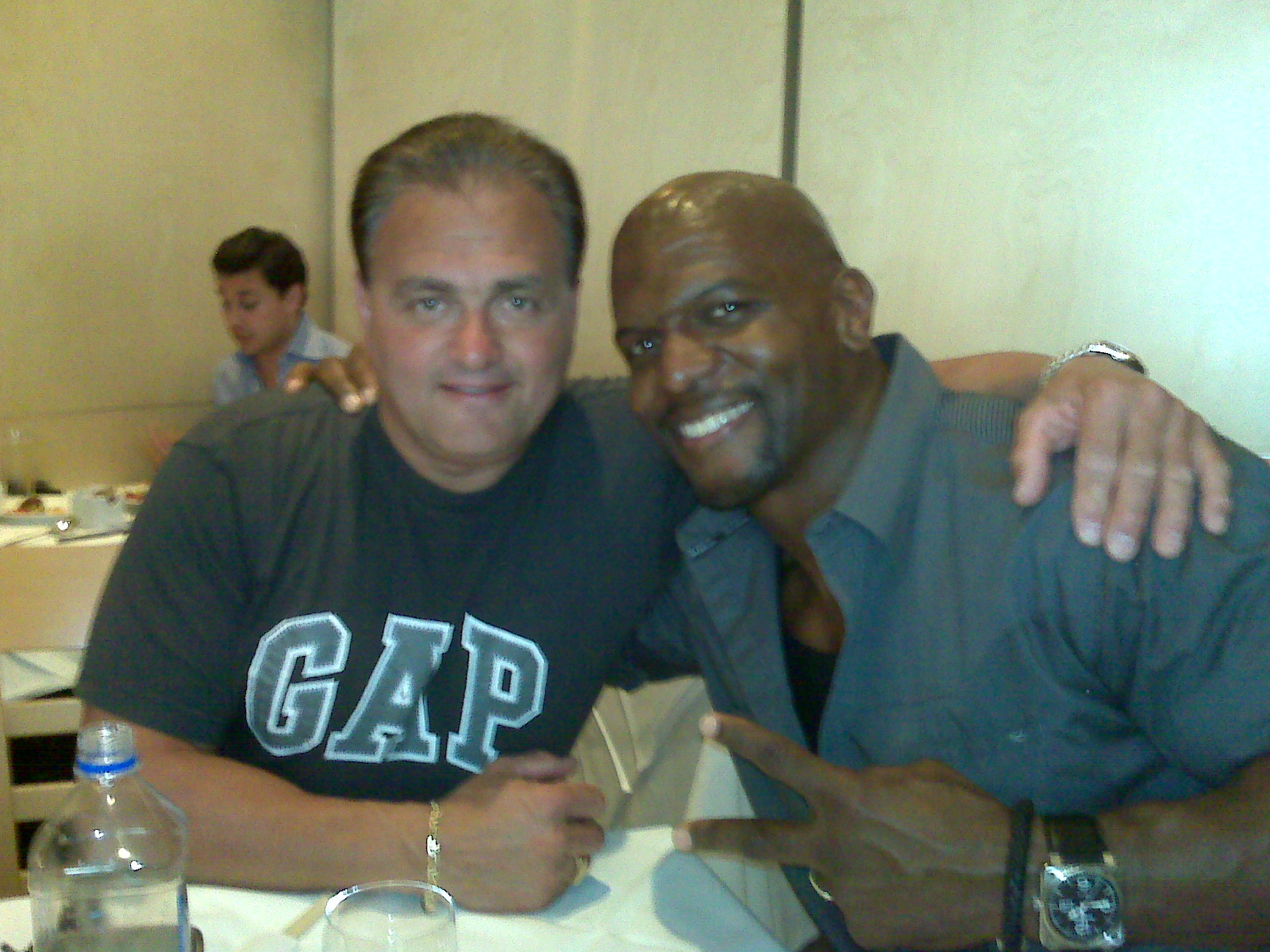 With Terry Crews