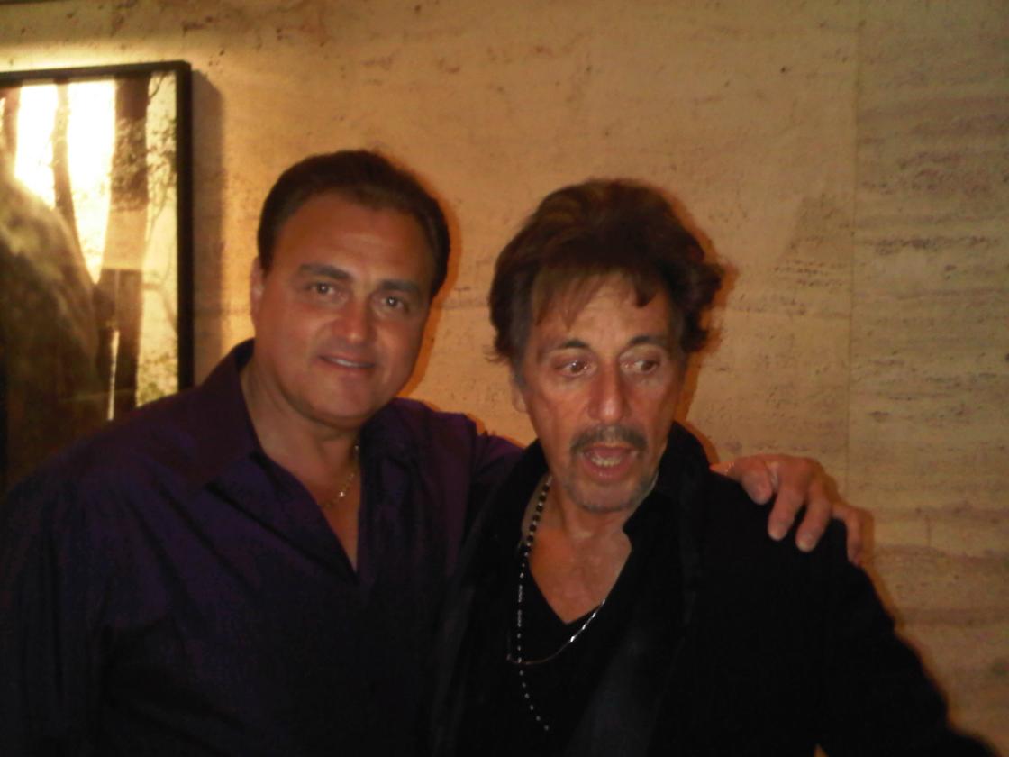With Al Pacino At premier. 
