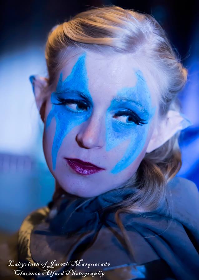 Kari Swanson as Gwath Amrun at The Labyrinth Masquerade Ball 2015