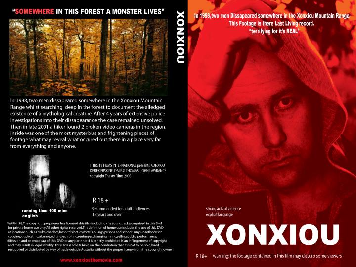 DEREK ERSKINE stars with DALE.G.THOMAS in the feature Horror XONXIOU.