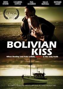 DEREK ERSKINE directs and stars with Cassandra Leopold,Bertrand Cadart,Dallas Marshall,Paul Alexander,Matthew carswell & Susan Mitchell in the thriller feature.BOLIVIAN KISS