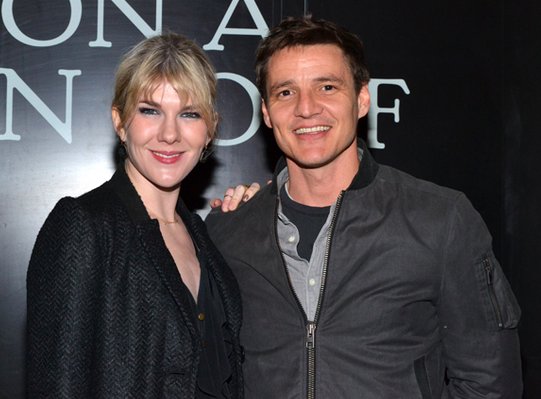 Pedro Pascal with Lily Rabe at Broadway opening for Cat on a Hot Tin Roof