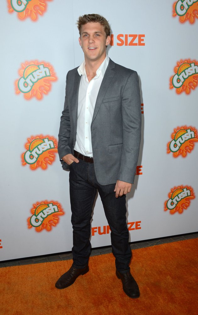 Patrick on the Red Carpet at the Fun Size Premiere
