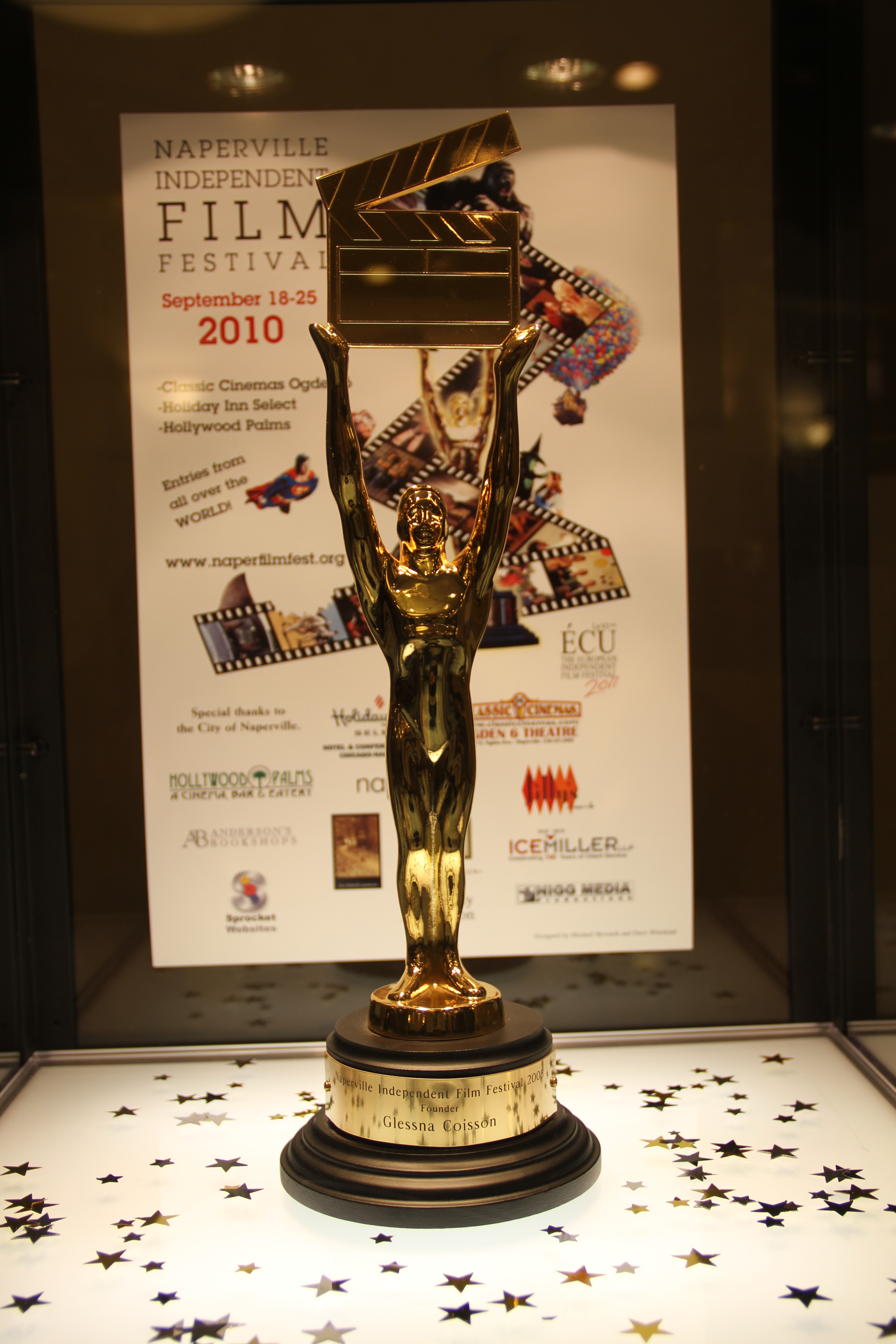 Naperville Independent Film Festival Trophy