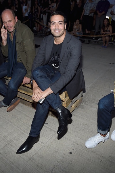 Film producer Mohammed Al Turki attends the Givenchy fashion show during Spring 2016 New York Fashion Week at Pier 26 at Hudson River Park on September 11, 2015 in New York City.