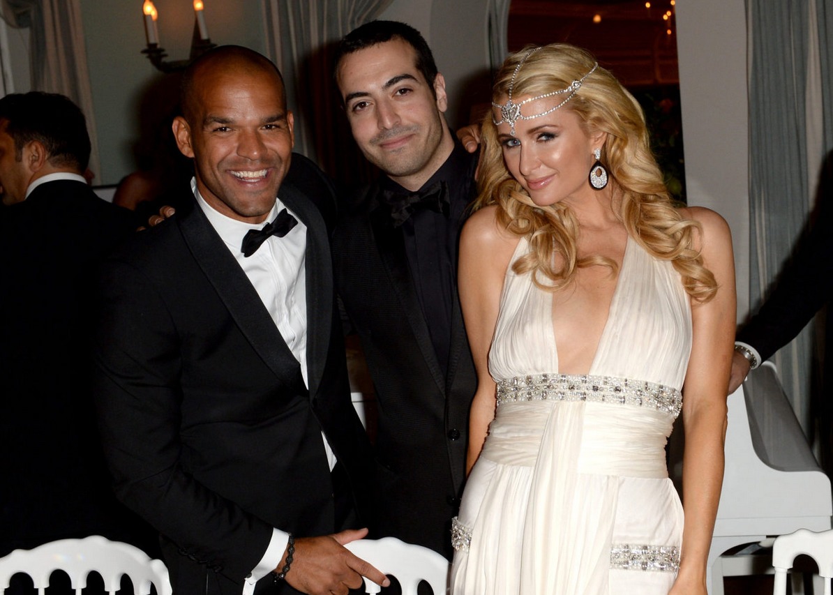 ANTIBES, FRANCE - MAY 21: Amaury Nolasco, Mohammed al Turki and Paris Hilton attend the 'De Grisogono' Party during The 66th Annual Cannes Film Festival at Hotel Du Cap Eden Roc on May 21, 2013 in Antibes, France.