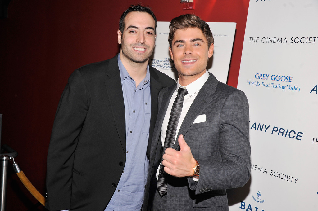 Mohammed Al Turki and Zac Efron attend the Cinema Society & Bally screening of Sony Pictures Classics' 