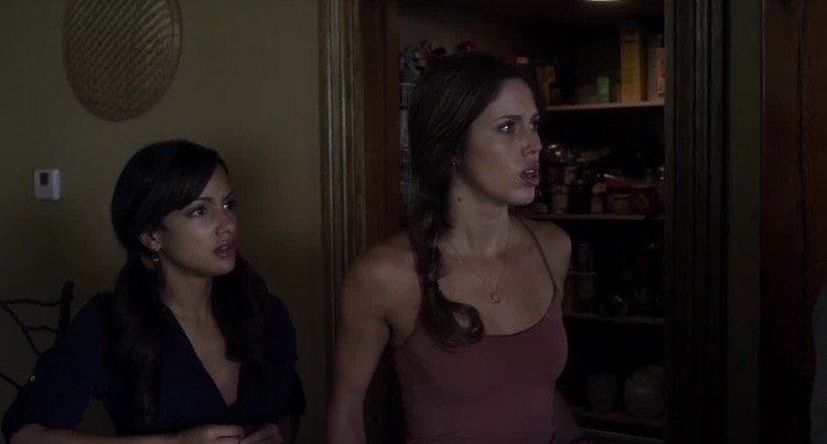 Still of Brittney Alger and Kayla Ewell in The Demented (2013)