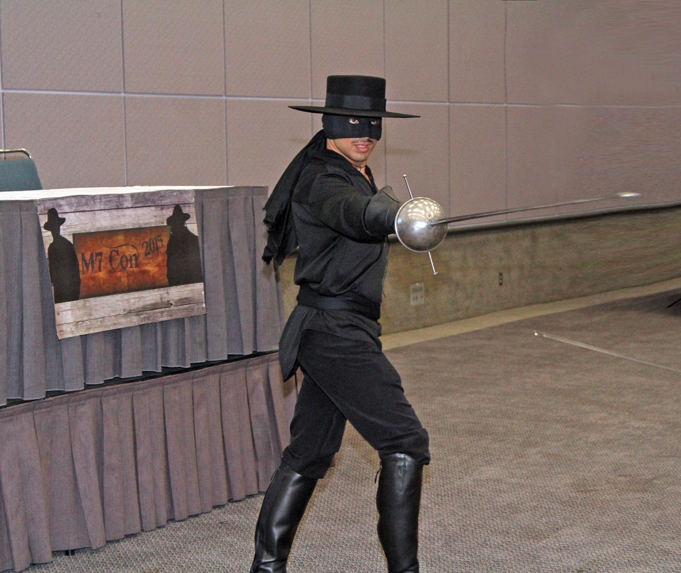 Alex Kruz performs at The Return of Zorro at the Los Angeles Convention Center on October 23, 2015 in Los Angeles, California.