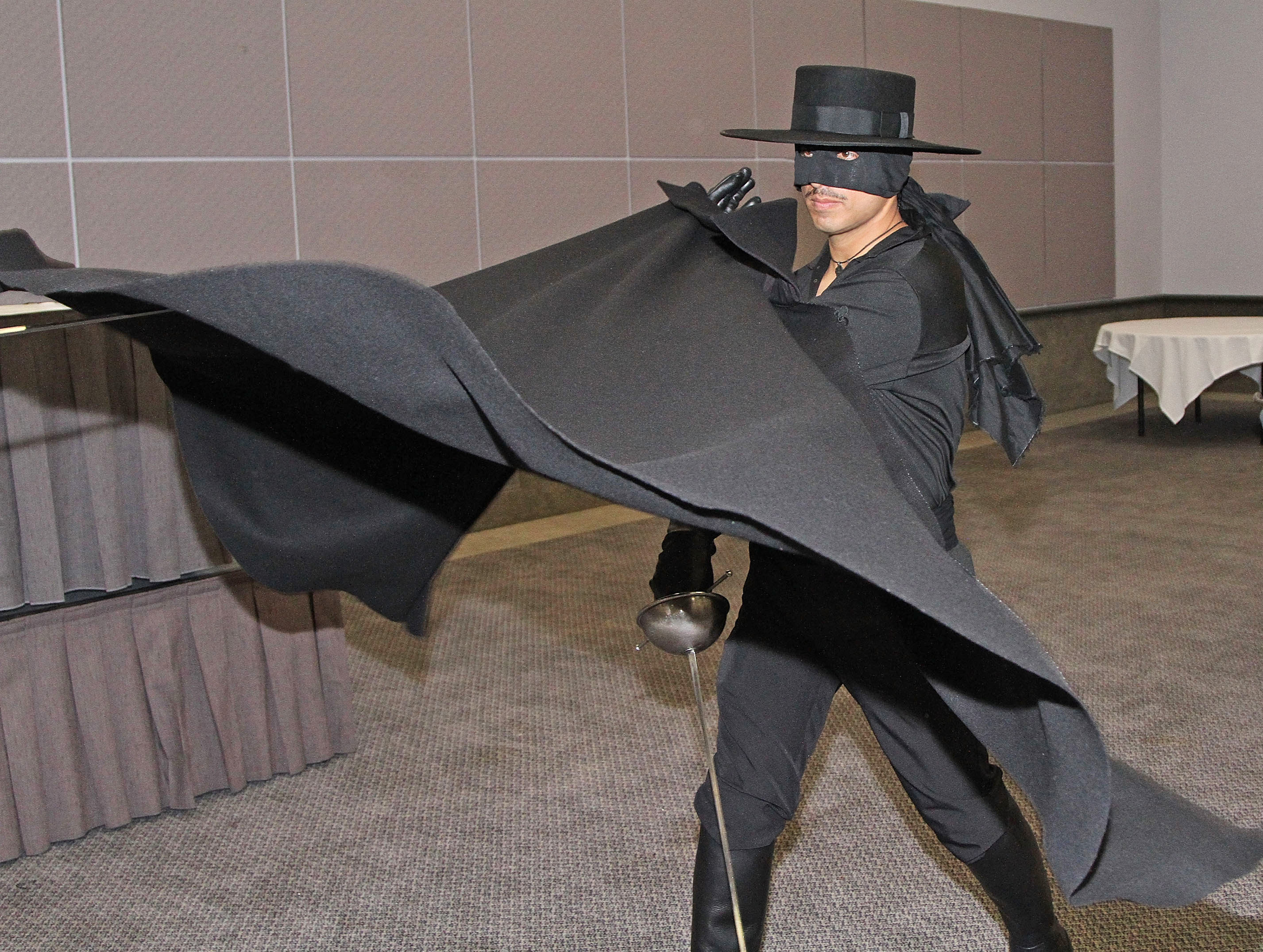 Alex Kruz performs at The Return of Zorro at the Los Angeles Convention Center on October 23, 2015 in Los Angeles, California.