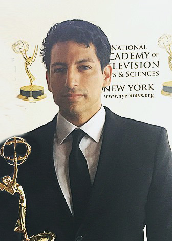 At New York Emmys with director Alex Lora who won the Emmy Award for best cultural show 