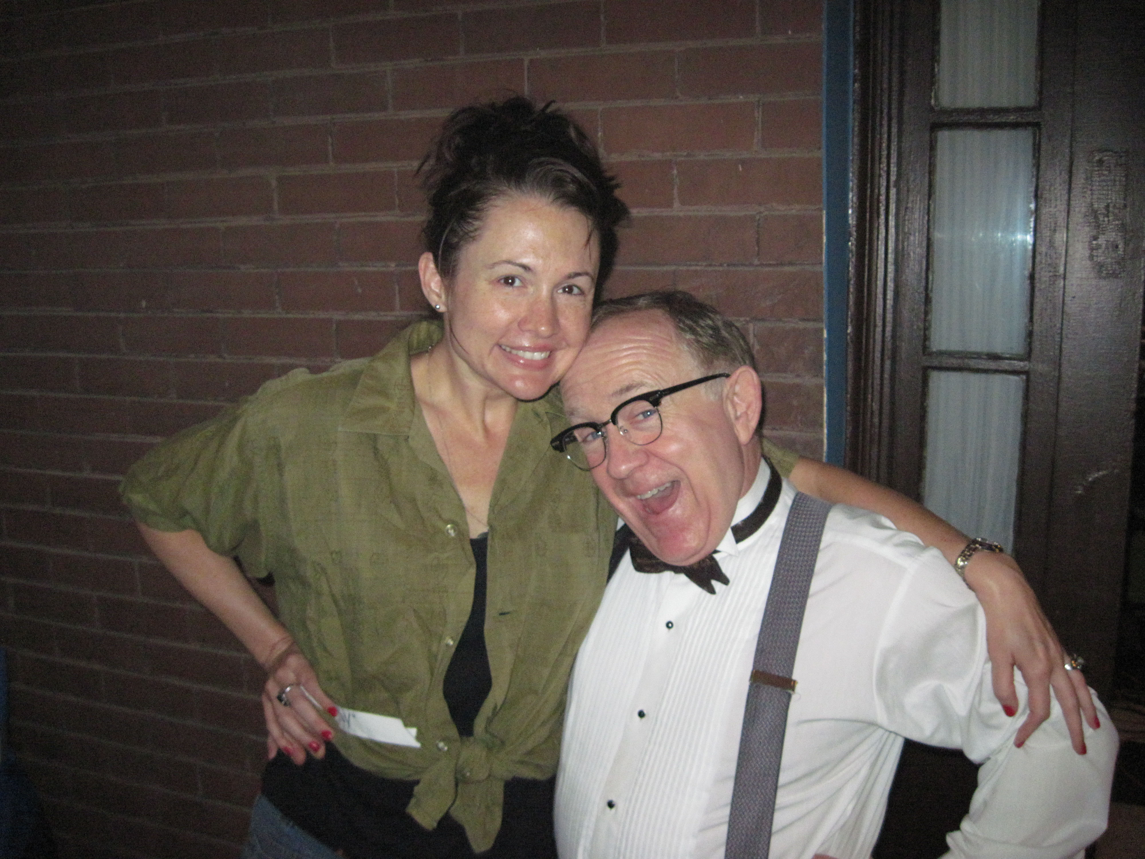 With the wonderful Leslie Jordan.