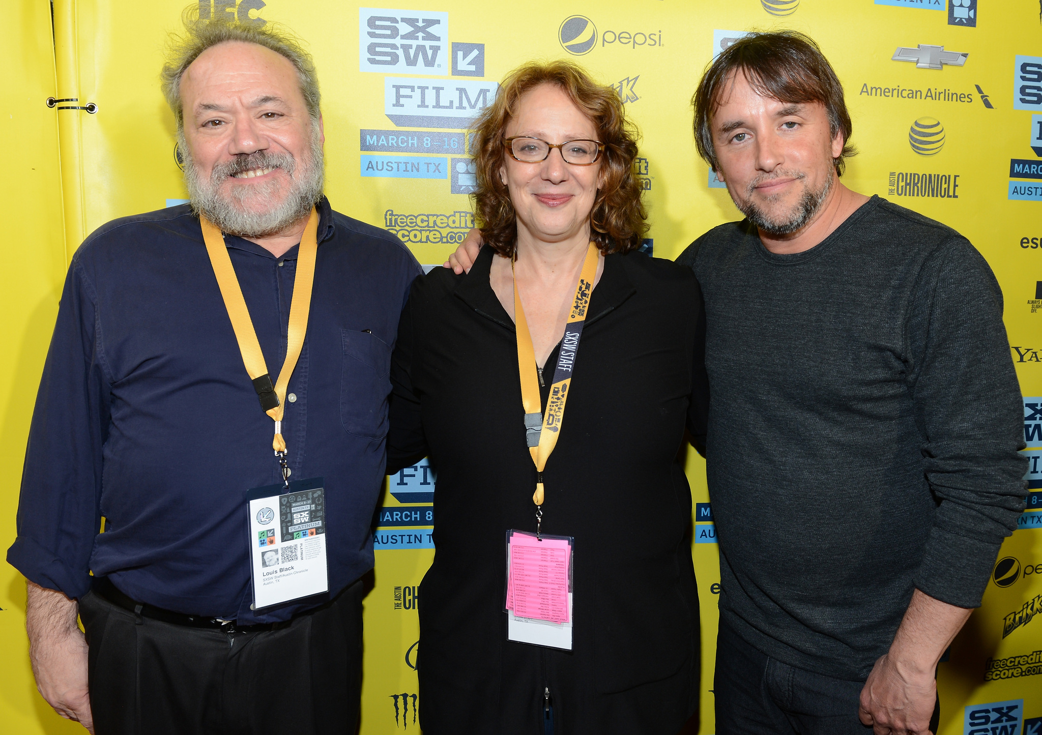 Richard Linklater, Louis Black and Janet Pierson at event of Pries vidurnakti (2013)