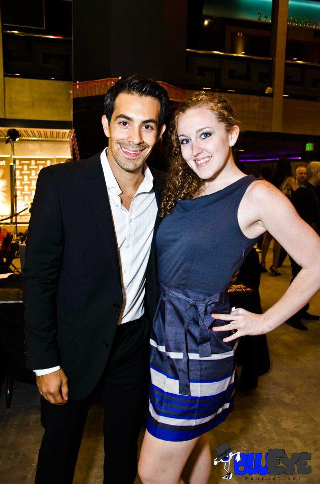 Kelsie with Ace Marrero at the World Premiere of 
