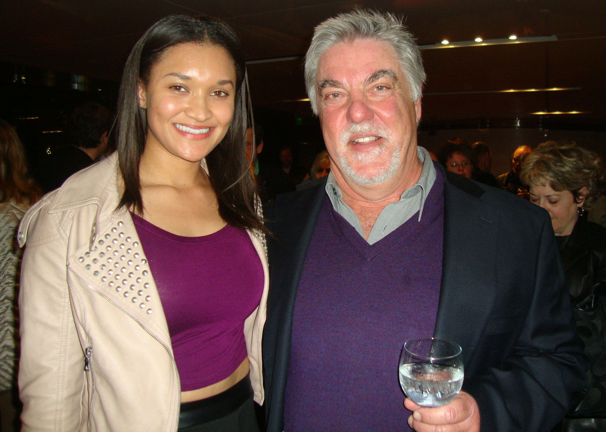 Etalvia Cashin and Bruce McGill attending the private screening of Blue Jasmine at Creative Artist's Agency in Los Angeles.