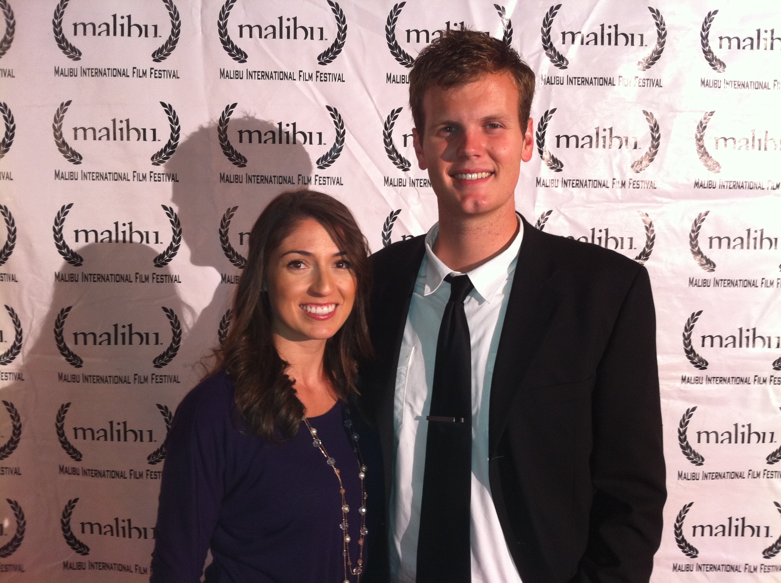 Taylor Rummell and Alyce Maldonado at the Malibu International Film Festival.