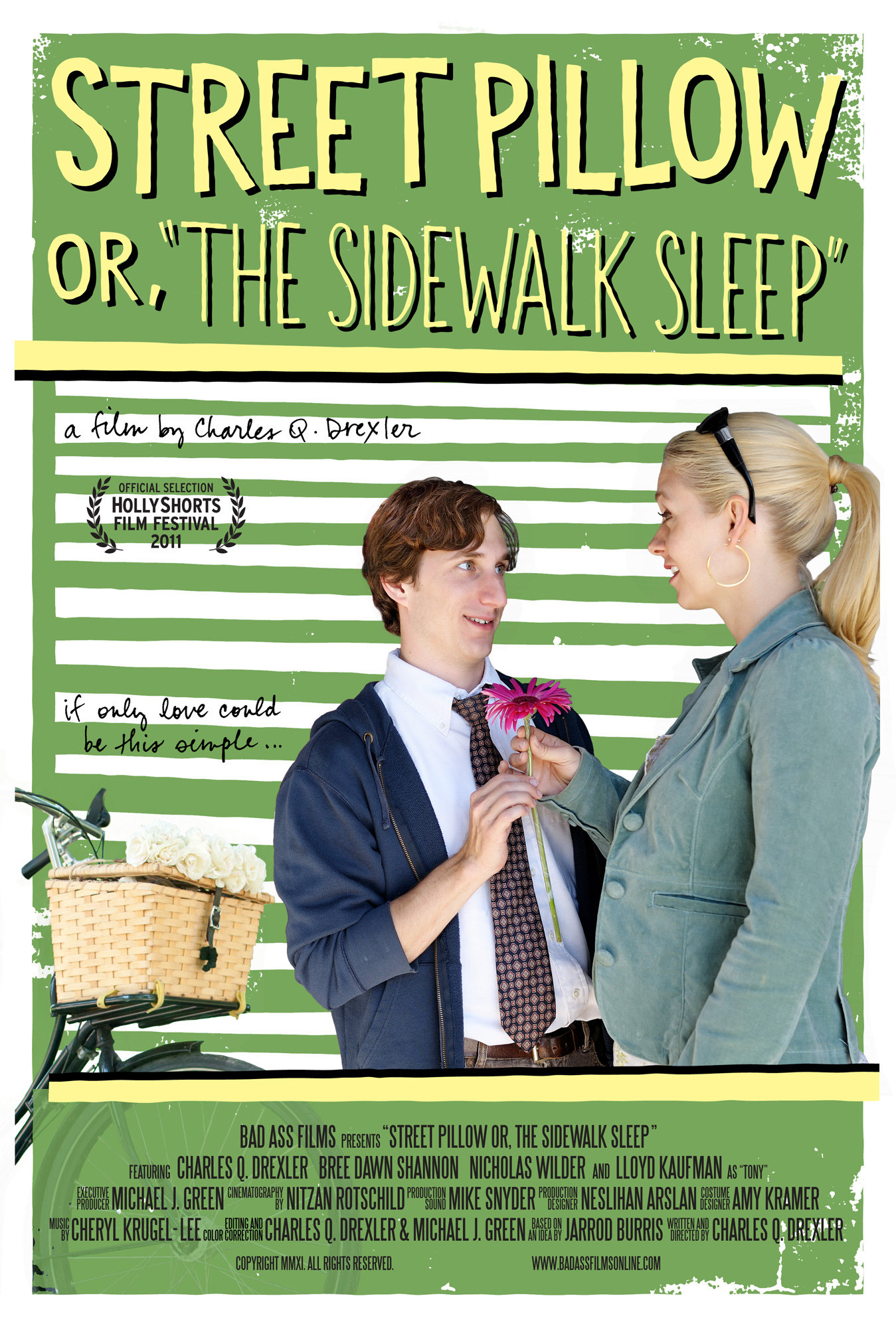 STREET PILLOW OR, THE SIDEWALK SLEEP - a film by Charles Q. Drexler.