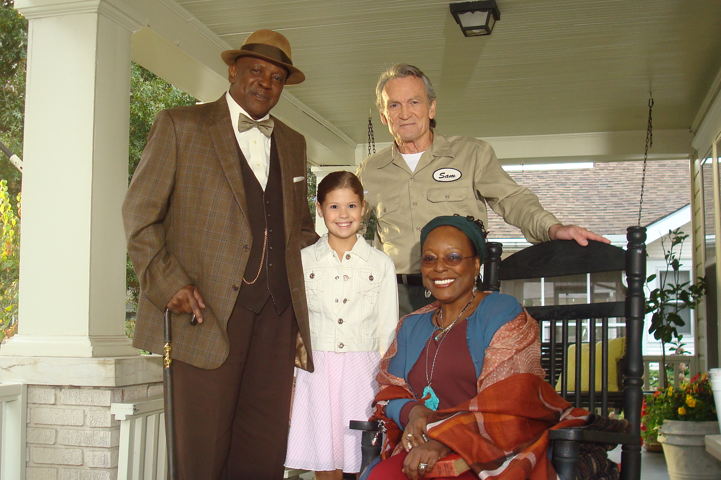 Louis Gossett Jr., Muse Watson, Scotty Caldwell and Katie.