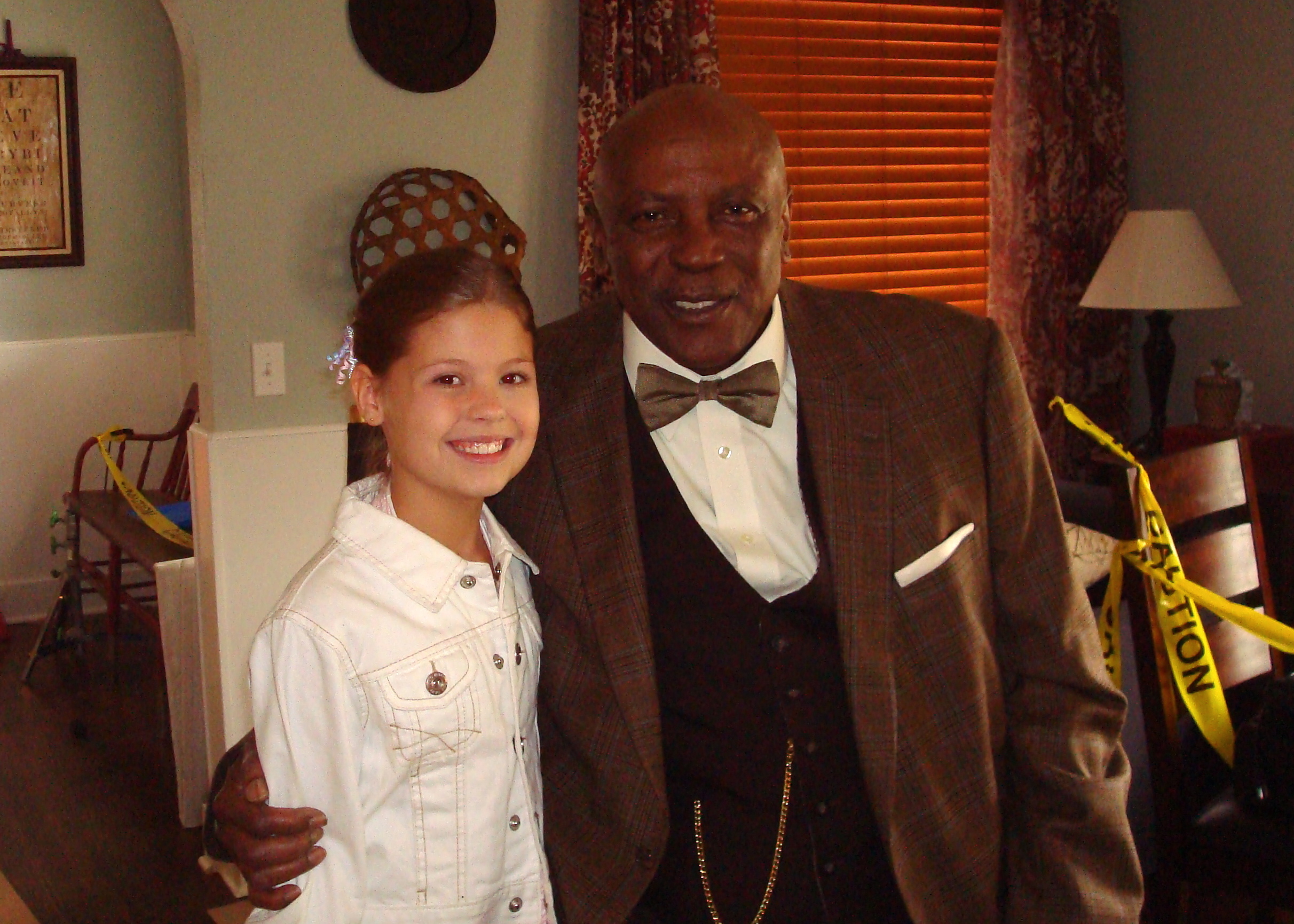 Katie with Louis Gossett Jr.