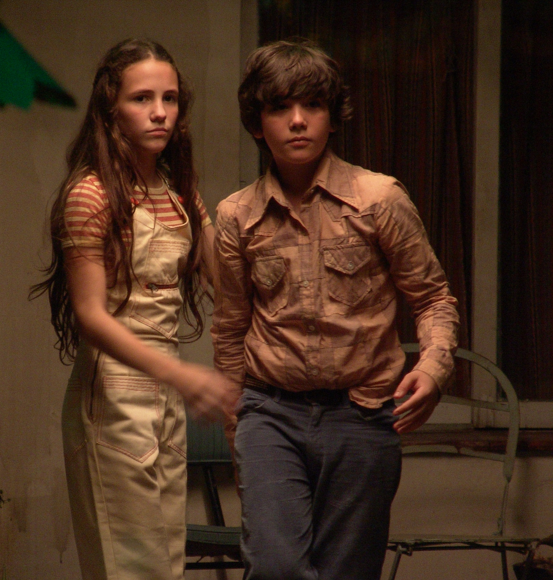 Still of Teo Gutiérrez Moreno and Violeta Palukas in Infancia clandestina (2011)