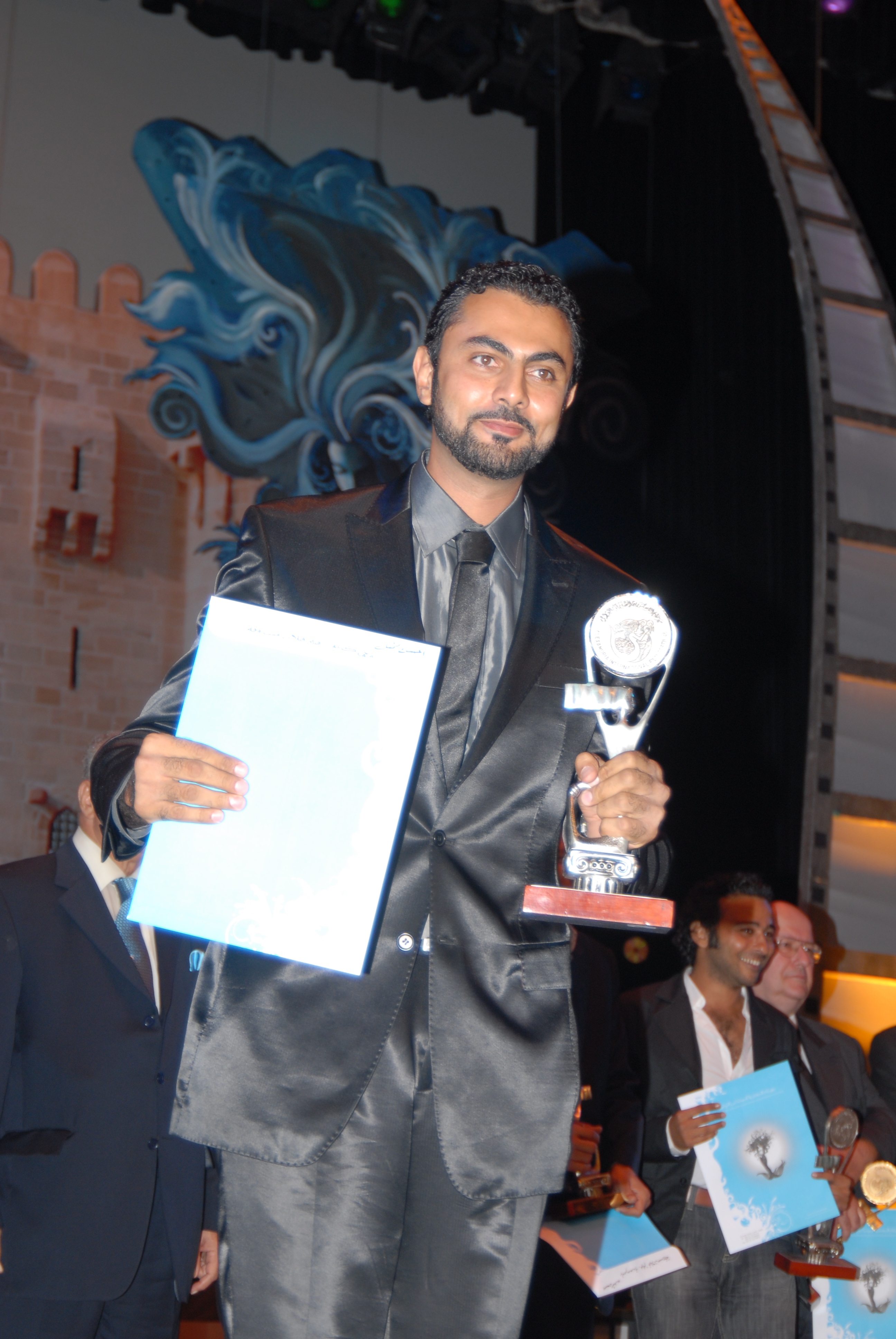 Mohamed Karim, 2008 Best Actor Award in Alexandria international Film Festival for his lead role in 