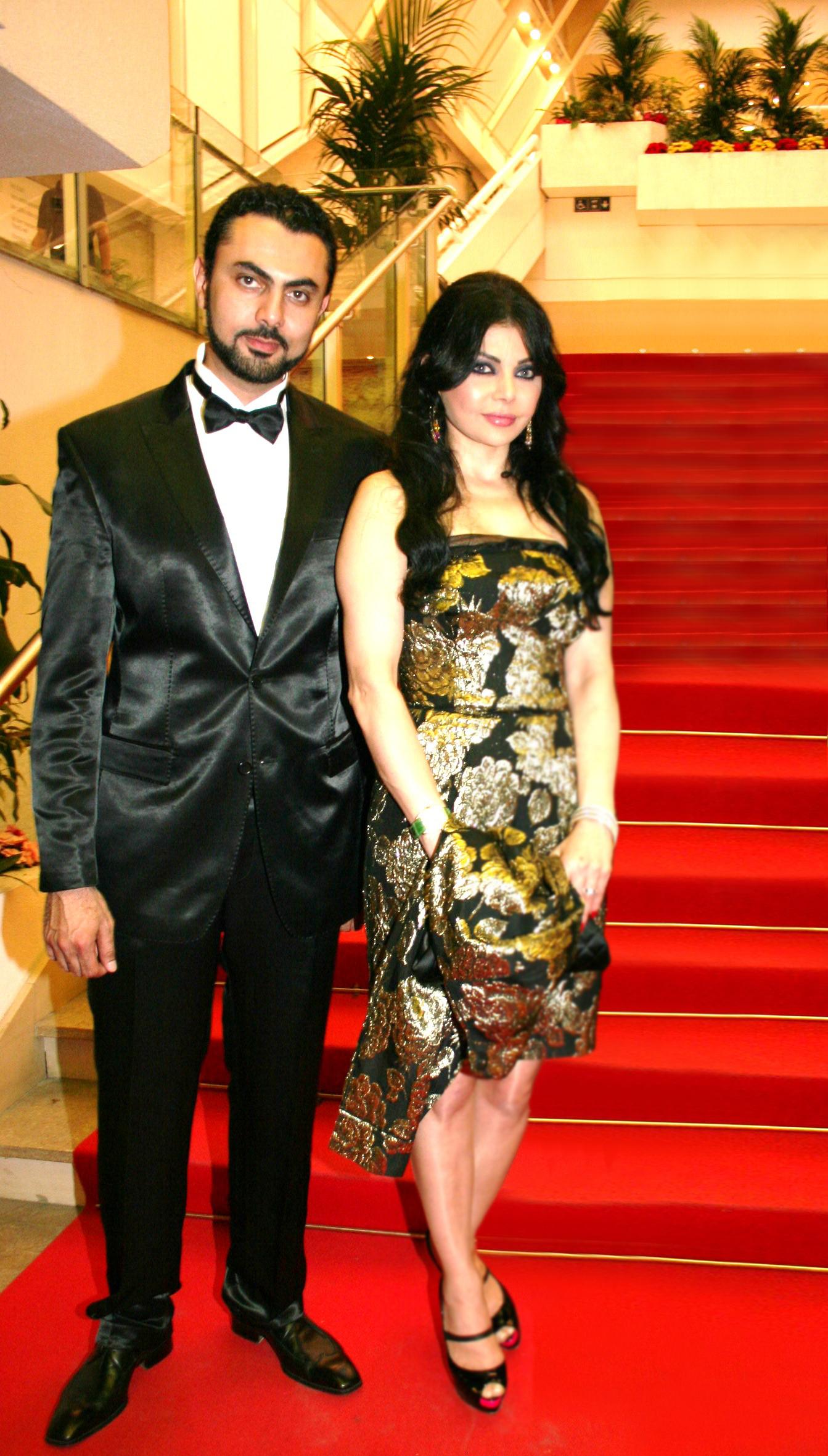 Haifa wahbie and Mohamed Karim. Cannes International Film Festival 2009 for Dokan Shehata Movie Premiere
