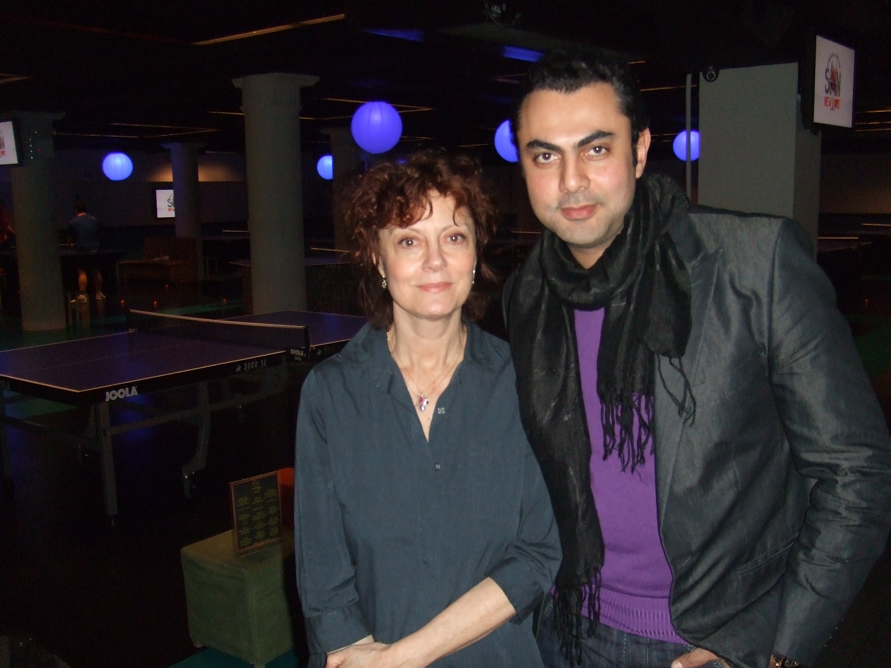 Susan Sarandon and Mohamed Karim, New York