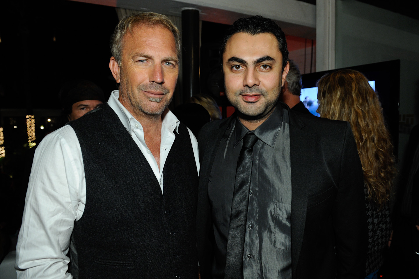 Kevin Costner and Mohamed Karim at AFI Festival. Film Premiere of 