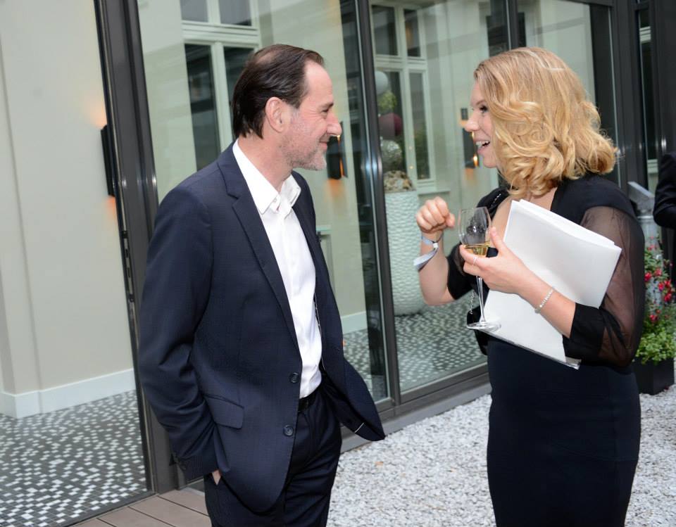 Julia Effertz at the 2015 Deutscher Schauspielerpreis Awards reception.