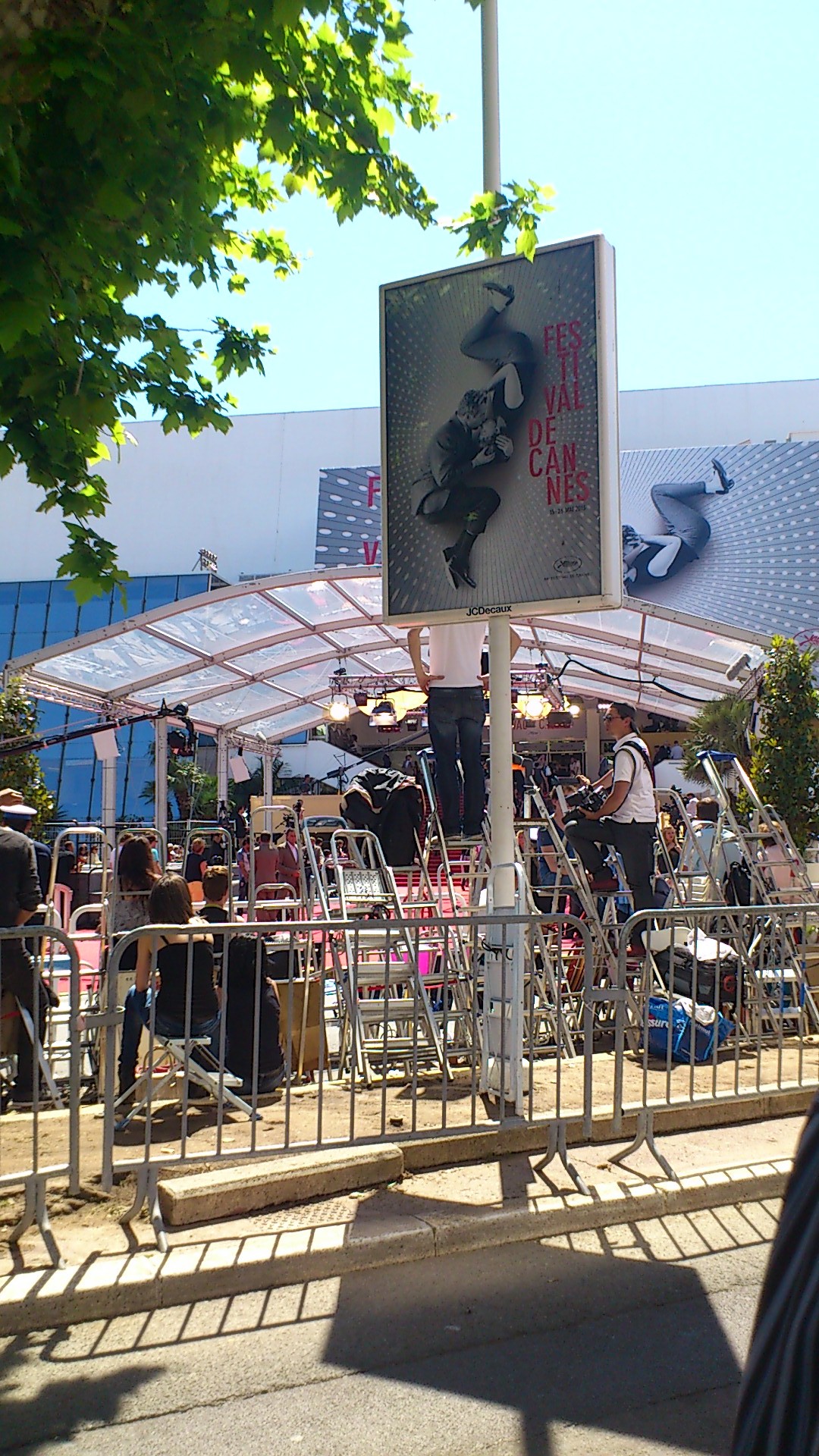 The paparazzi prepare for the red carpet in Cannes