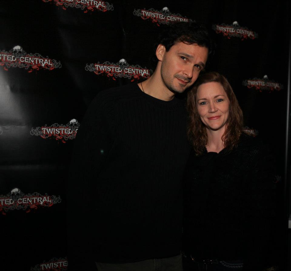 With director Alex Ballar at the Texas premiere of All American Zombie Drugs