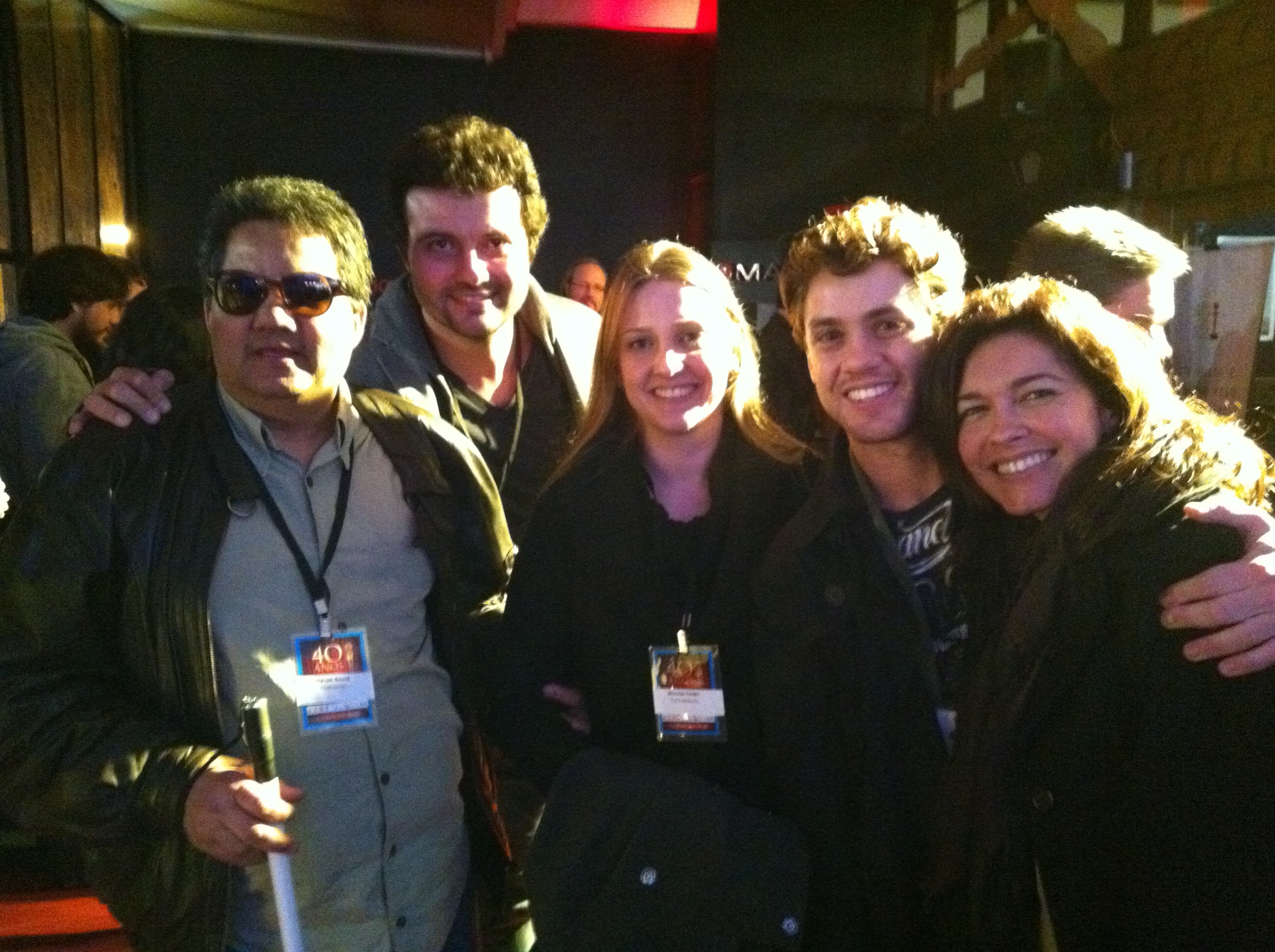 Marçal Souza, Marcelo Galvão, Simone Teider, Leonardo Miggiorin e Anna Ludmilla Macedo - Festival de Cinema de Gramado 2012.