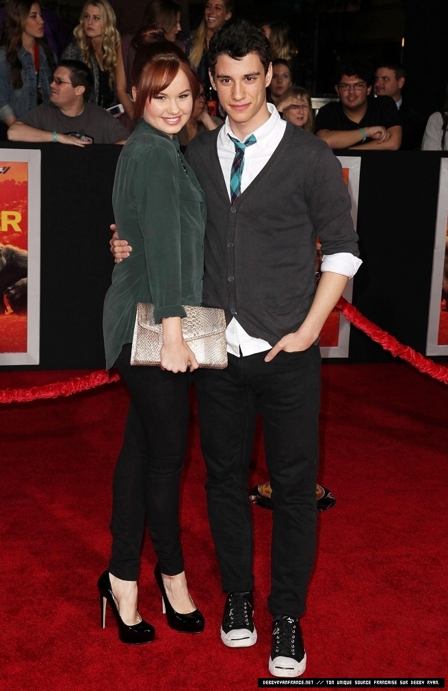 Adam DiMarco and Debby Ryan at event of John Carter