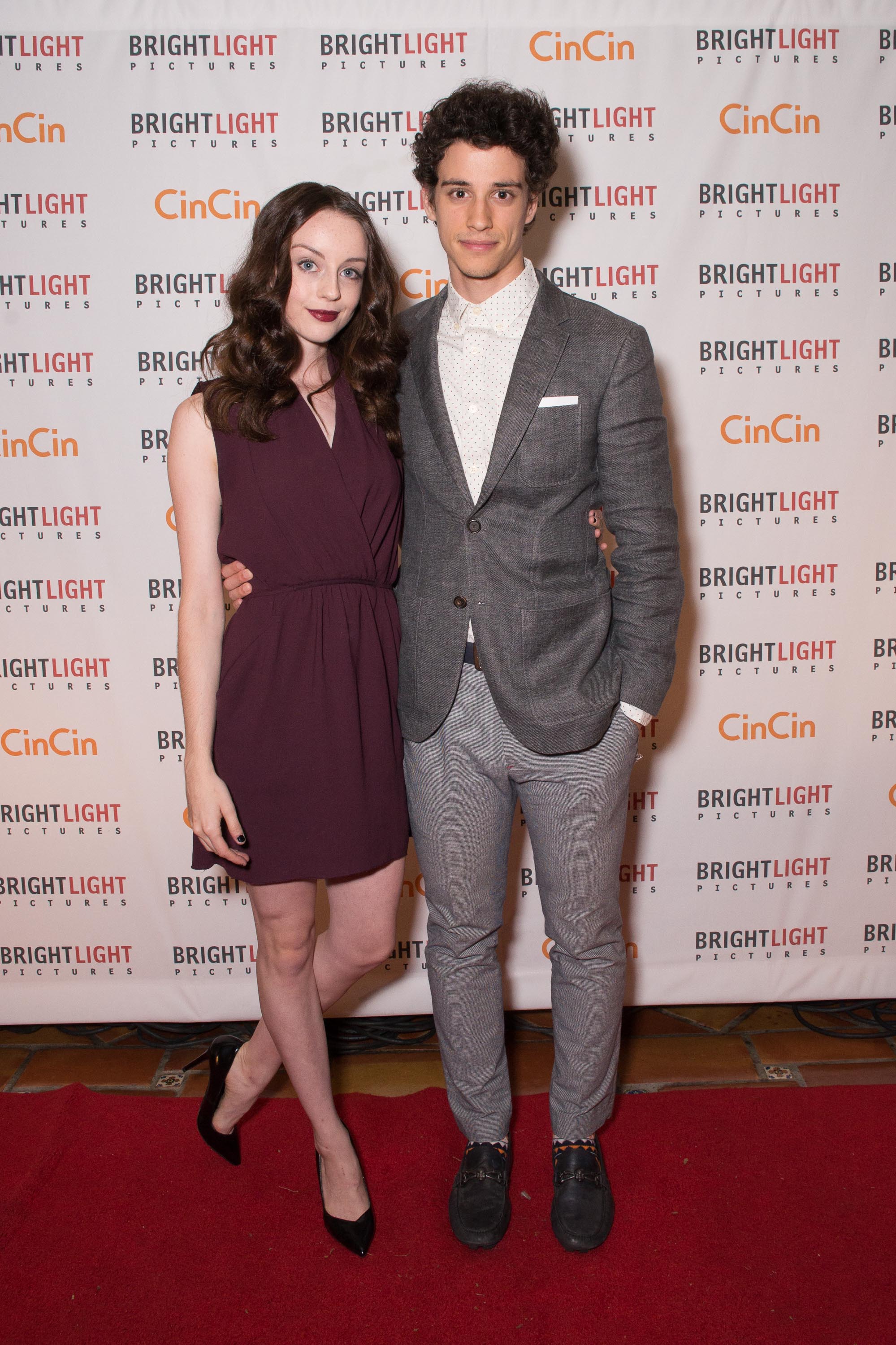 Adam DiMarco and Kacey Rohl at event of VIFF (2014)