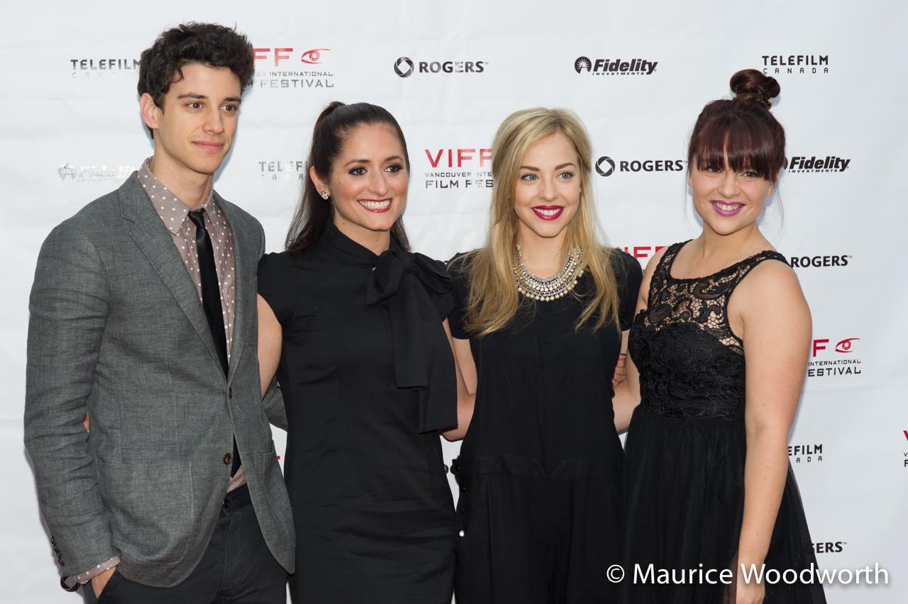Adam DiMarco, Taylor Hill, MacKenzie Porter, and Athena Russell at event of Leap For Your Life