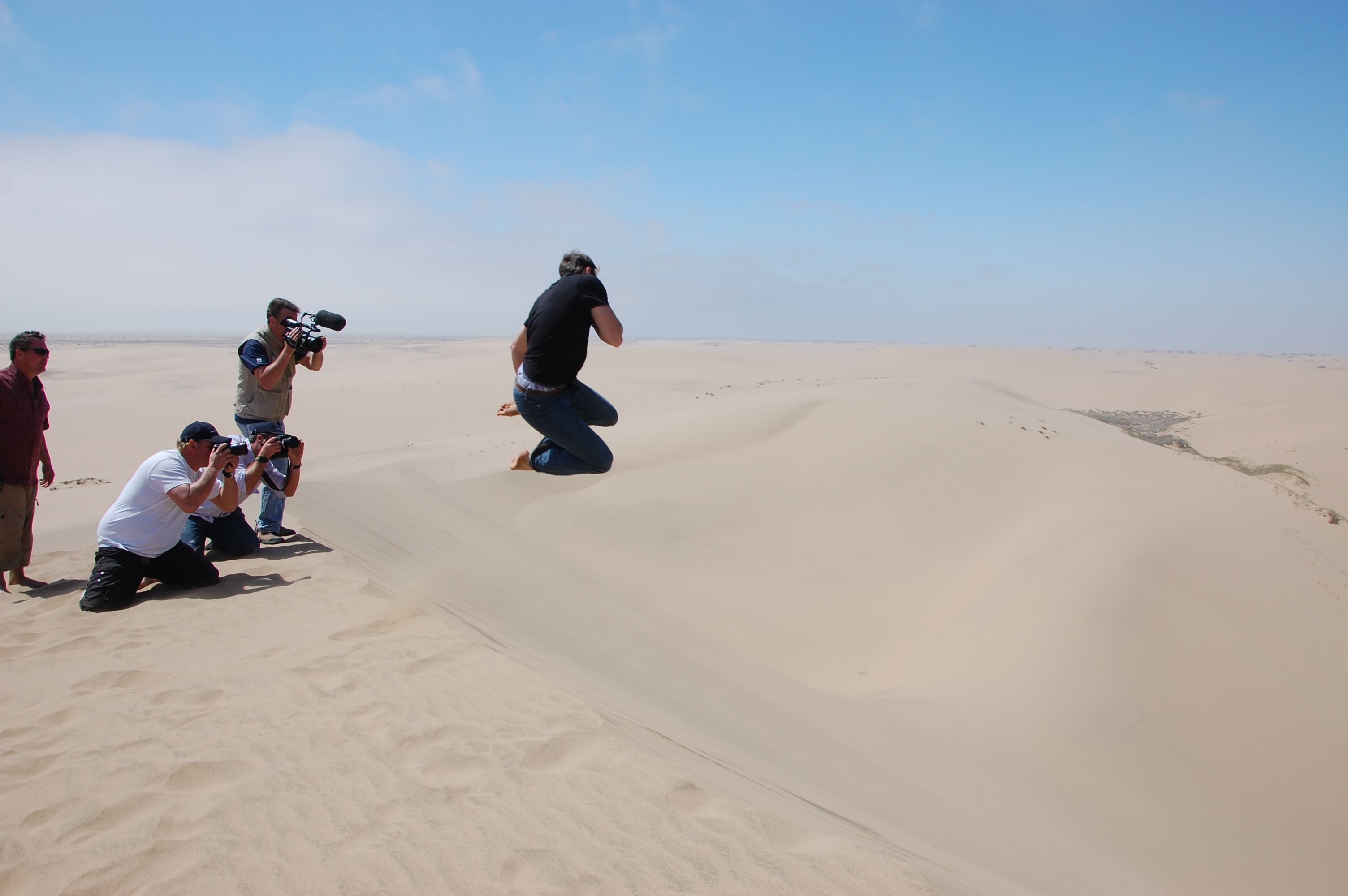 Dune Diving in Namibia