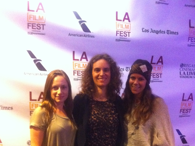 Heather Sultz, Rachel Mayeri, Dawn Hall at screening of 