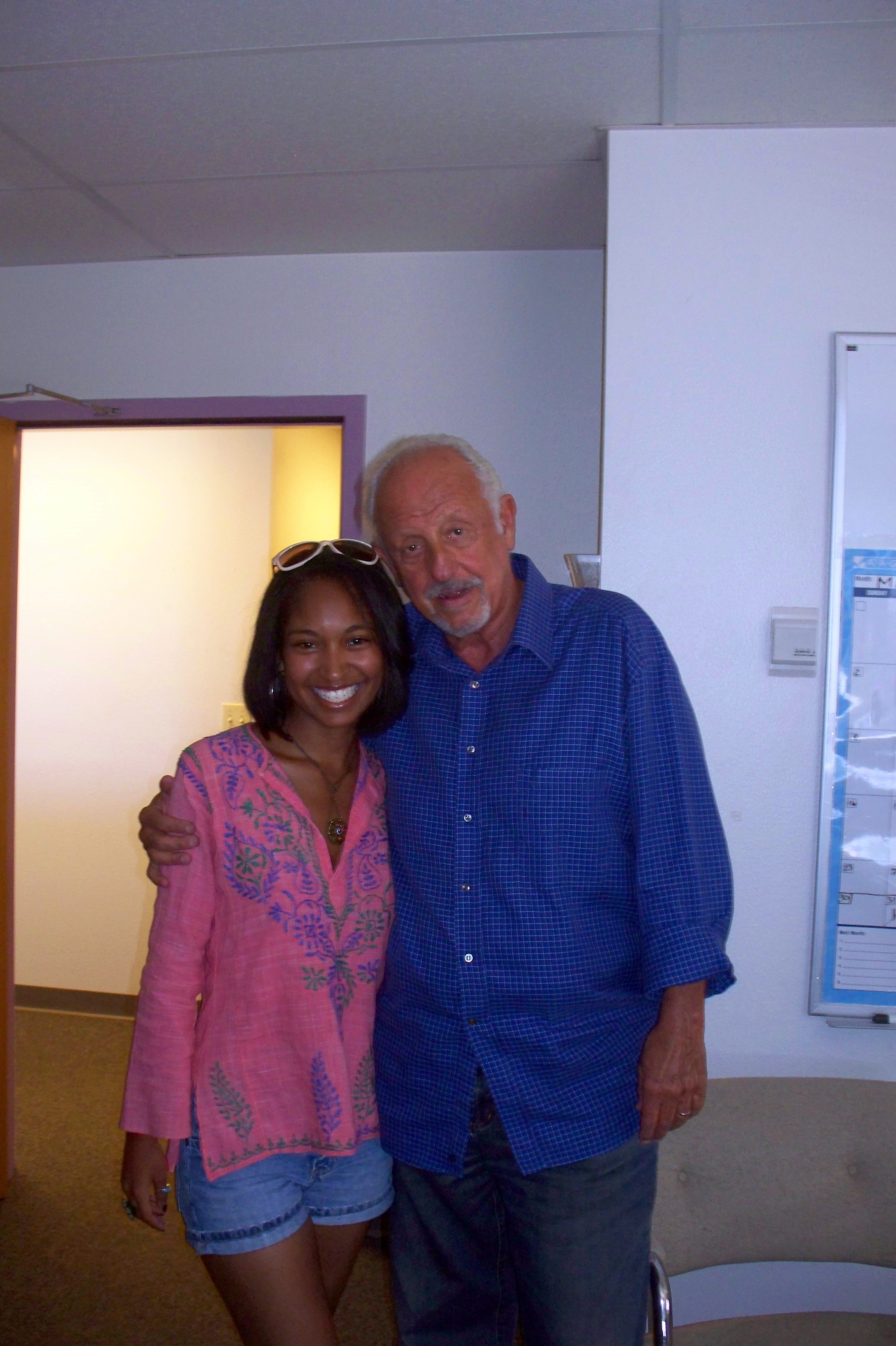 Hope Harris with producer Lester Berman