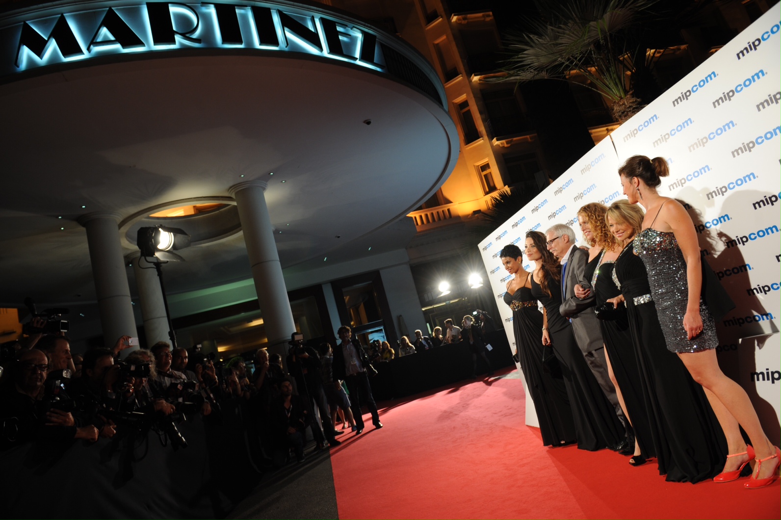RED CARPET PREMIERE FOR HOT WOMEN TV SERIES, CANNES, FRANCE. October 2012